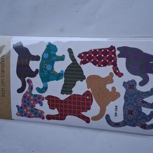 Kitty Cat Iron On Appliques